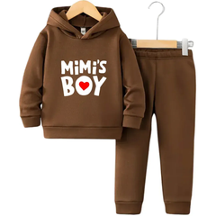 Mimi's Boy Hoodie Tracksuit (Premium) - Kin Trends