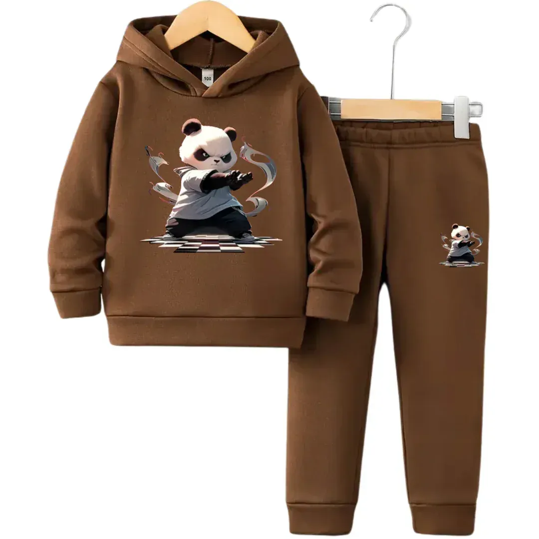 Kung Fu Panda Hoodie Tracksuit - Kin Trends