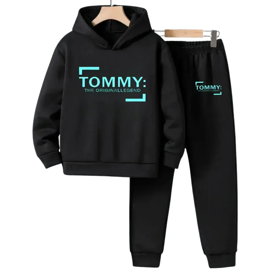 Tommy D1 Hoodie Tracksuit - Kin Trends