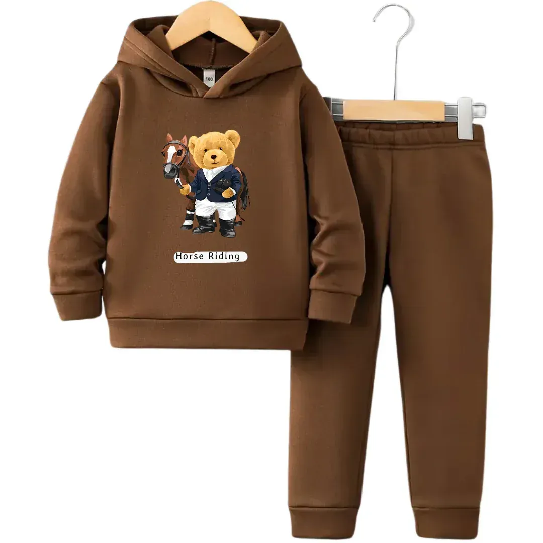 Horse Rider Hoodie Tracksuit (Premium) - Kin Trends