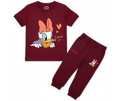 Disney Duck Summer Tracksuits | Kids T shirt and trouser | Mini Minors Kin Trends | Kintrends