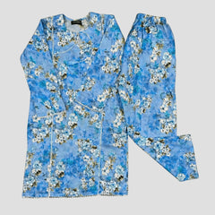 Ice Blossom ??2 Piece Premium Lawn Kurta Trouser for Girls