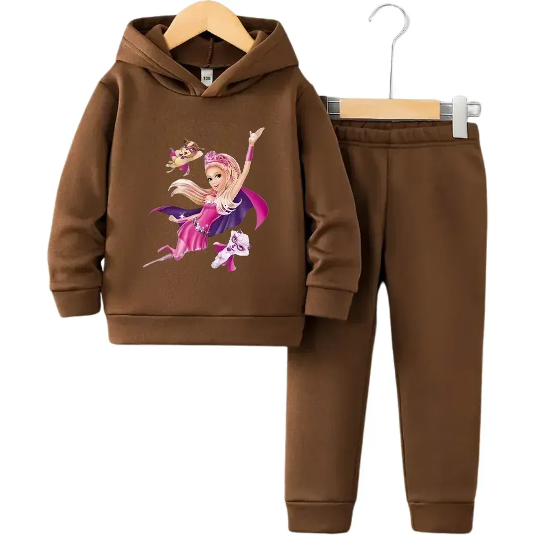 Flying Barbie Hoodie Tracksuit (Premium) - Kin Trends