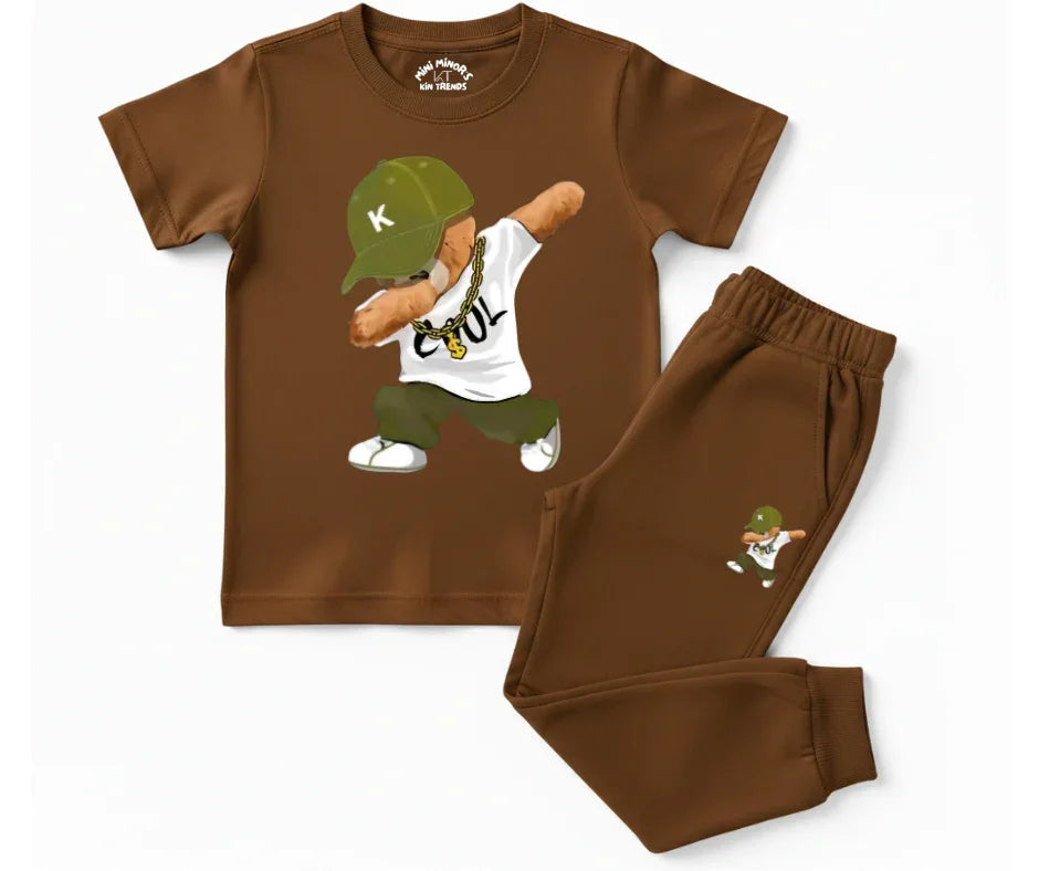 The Swag Bear Tracksuit | Mini Minors Kintrends