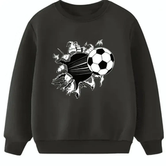 Football Printed Sweatshirt - Kin Trends