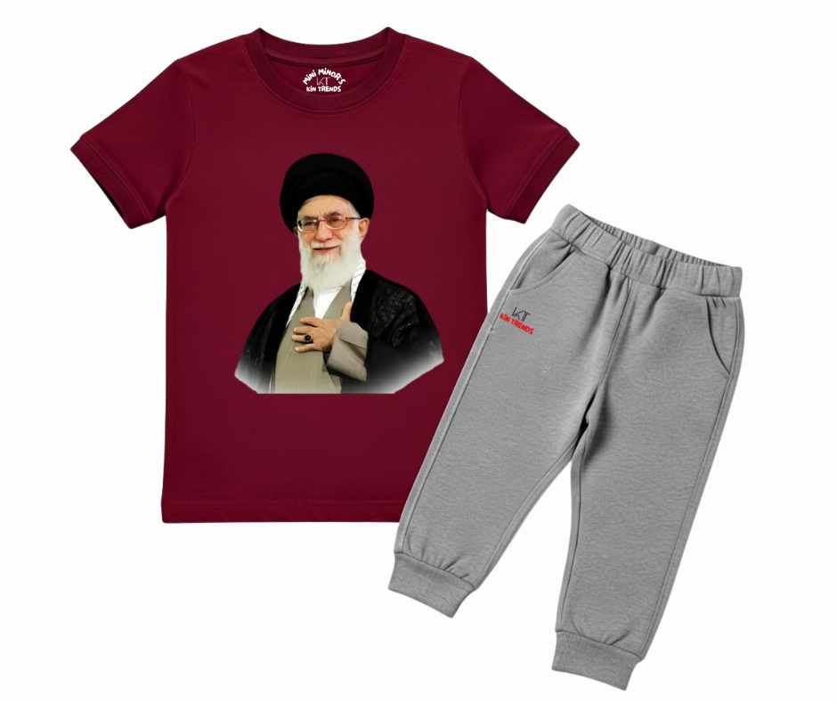 Great Ayatollah Ali Khamenei T Shirt & Trouser | Summer Tracksuit