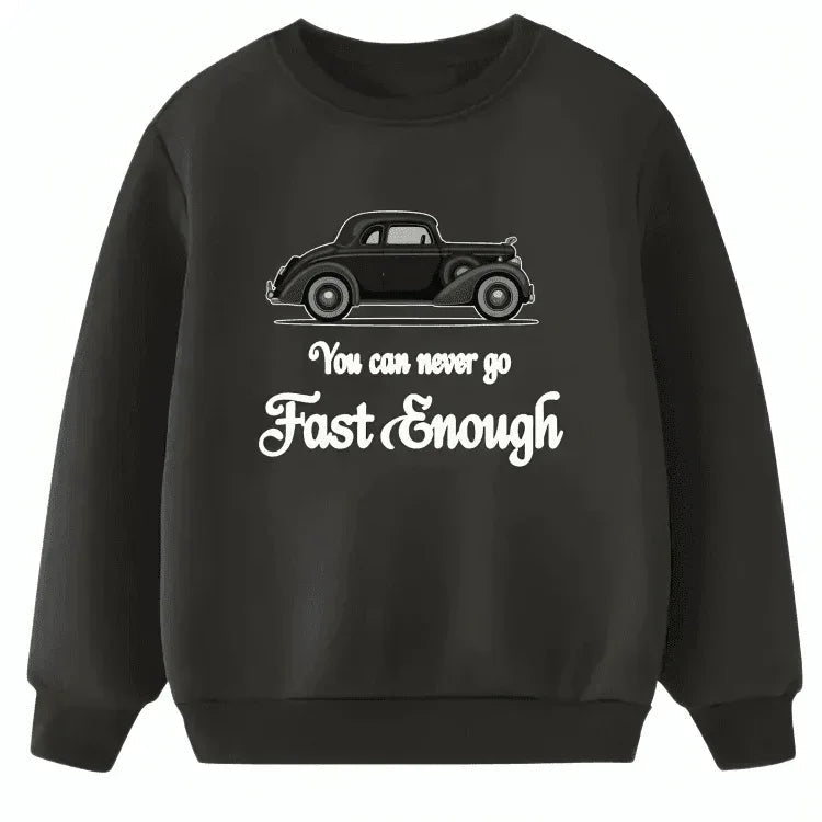 Fast Enough Fleece Sweatshirt - Kin Trends