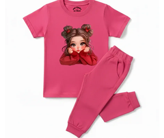 New Cute Doll Tracksuit | Kids T shirt and trouser | Mini Minors Kin Trends | Kintrends
