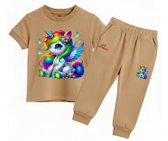 Signature KT Rainbow Unicorn Summer Tracksuit | Mini Minors Kintrends