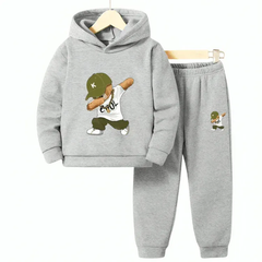 Best Selling Cool Bear Fleece Hoodie Tracksuit - Kin Trends