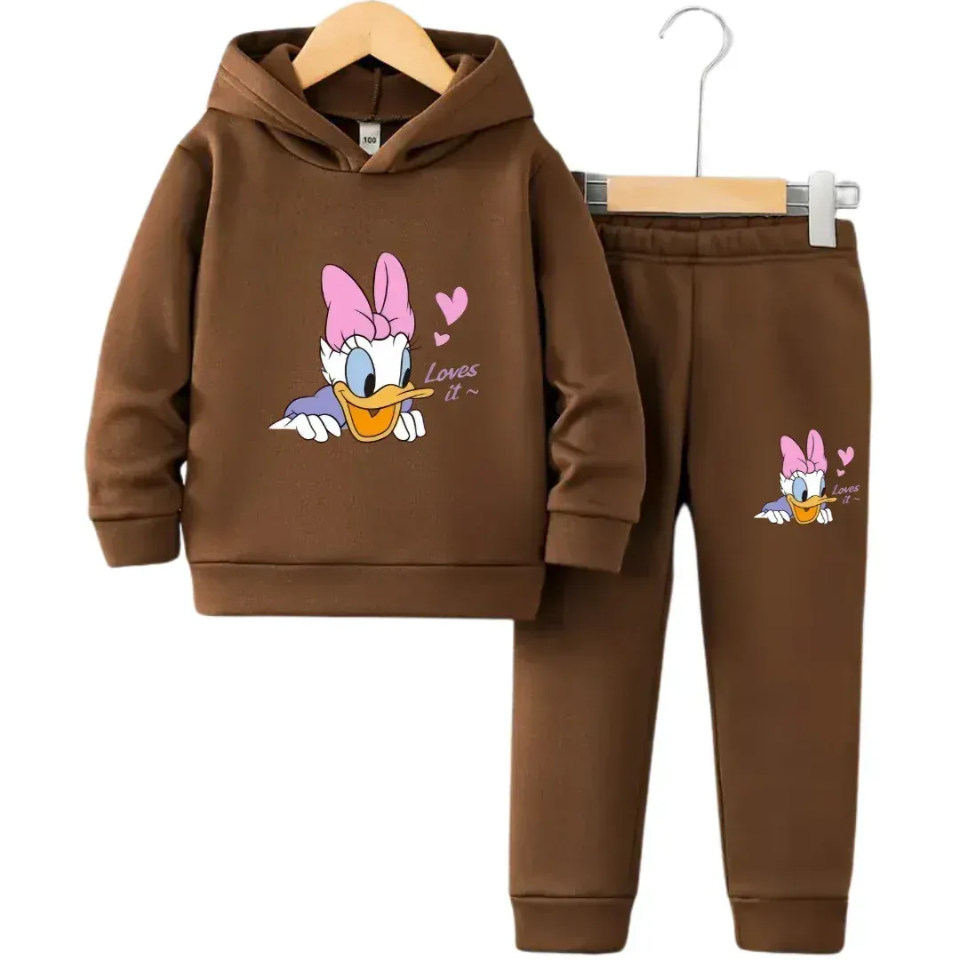 Premium Disney Duck Hoodie Tracksuit (Premium) - Kin Trends