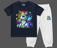 Signature KT Rainbow Unicorn Summer Tracksuit | Mini Minors Kintrends