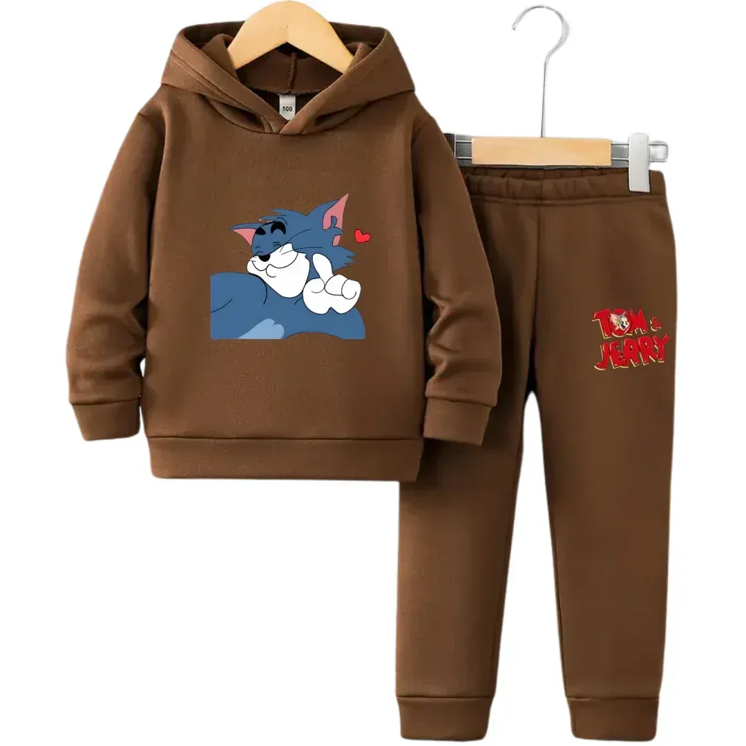 Tom & Jerry D1 Hoodie Tracksuit (Premium) - Kin Trends