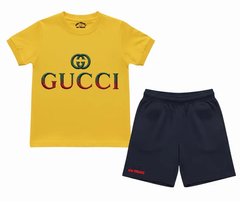 Guci Shorts Set (Not Embroidered) | Mini Minors Kin Trends