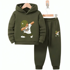 Best Selling Cool Bear Fleece Hoodie Tracksuit - Kin Trends