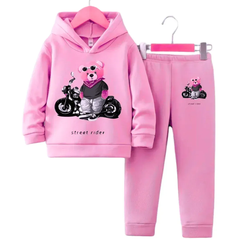 Street Rider Fleece Hoodie Tracksuit - Kin Trends