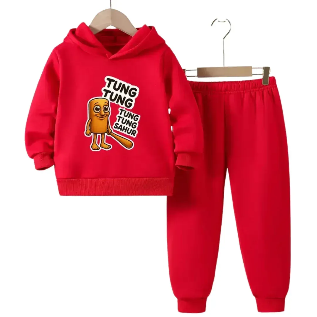 Tung Tung Sahur Hoodie Tracksuit - Kin Trends