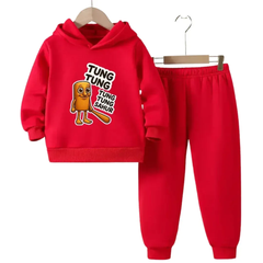 Tung Tung Sahur Hoodie Tracksuit - Kin Trends