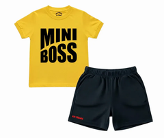 Mini Boss Shorts Set | Mini Minors Kintrends