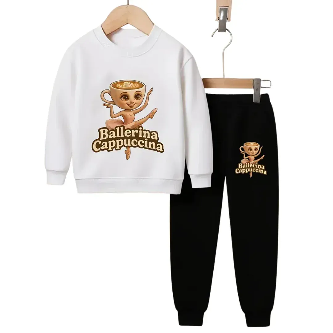 Ballerina Cappuccina Hoodie Tracksuit - Kin Trends