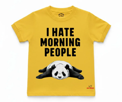 Hate Morning People Tee | Kids T shirt | Mini Minors Kin Trends | Kintrends