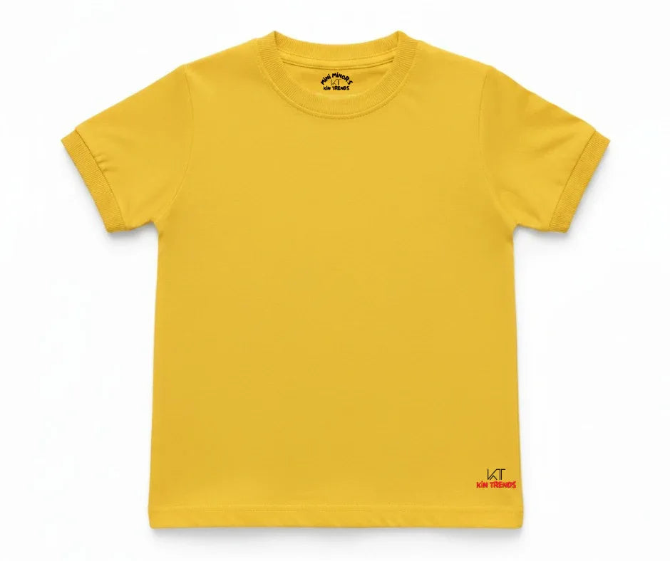 11 Colors Plain T Shirts for boys and girls | Mini Minors Kintrends