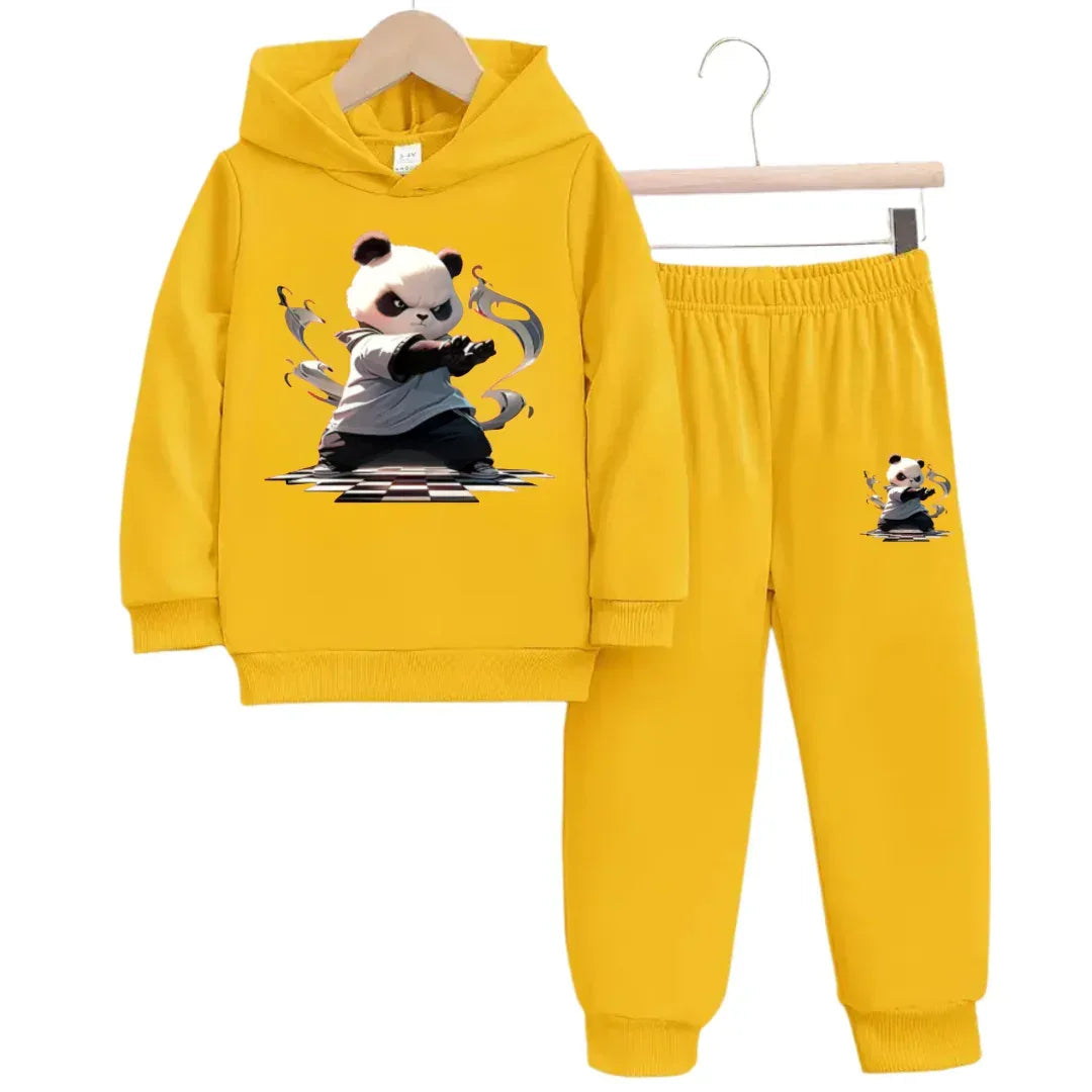 Kung Fu Panda Hoodie Tracksuit - Kin Trends