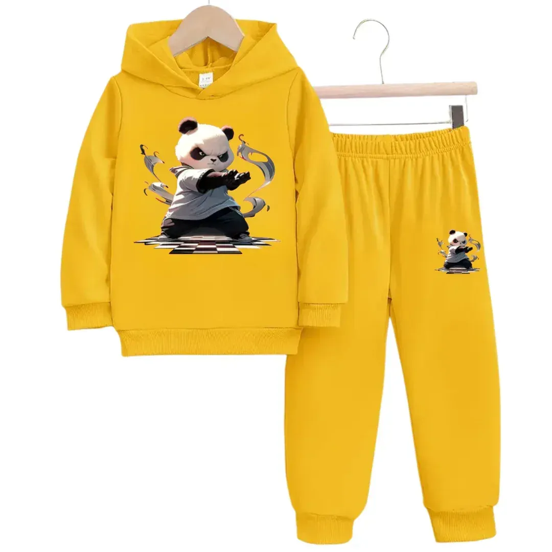 Kung Fu Panda Hoodie Tracksuit - Kin Trends