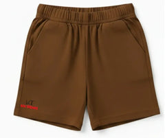 Brown cotton shorts for boys and girls | Mini Minors Kintrends