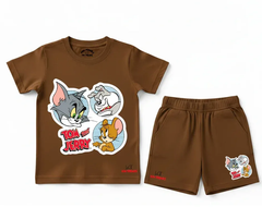 Tom & Jerry Characters D1 Shorts Set | Kids T shirt and shorts | Mini Minors Kin Trends | Kintrends