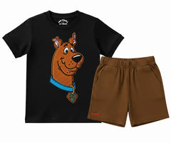 Scooby-Doo Shorts Set (Not Embroidered) | Mini Minors Kin Trends