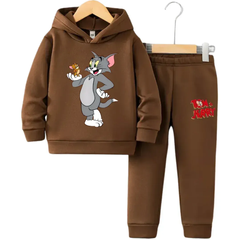 Tom & Jerry D3 Hoodie Tracksuit (Premium) - Kin Trends