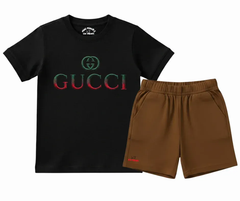 Guci Shorts Set (Not Embroidered) | Mini Minors Kin Trends