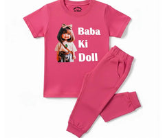 Baba ki Doll Summer Tracksuit  | Mini Minors Kintrends