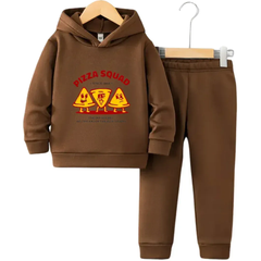 Pizza Squad Hoodie Tracksuit (Premium) - Kin Trends