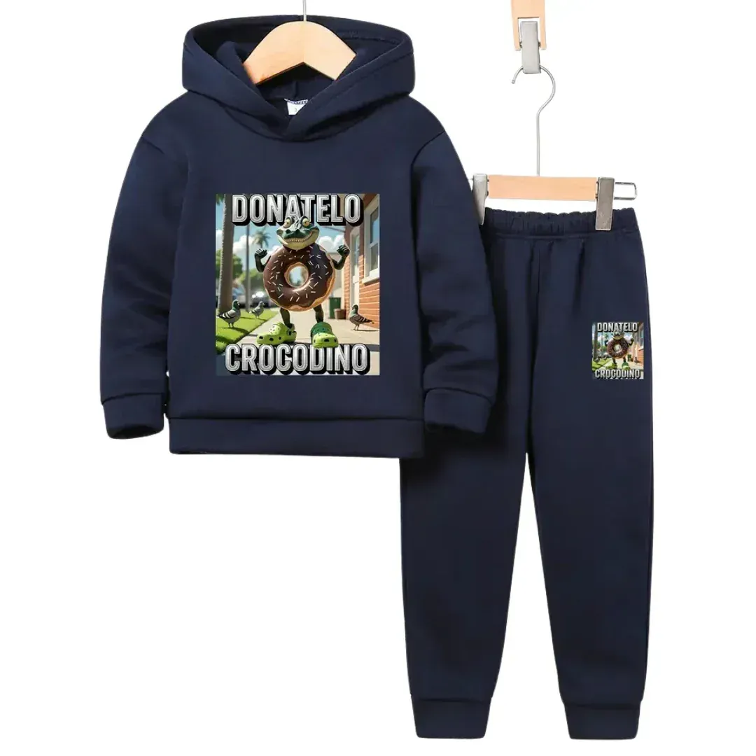 Donatelo Crocodino Hoodie Tracksuit - Kin Trends