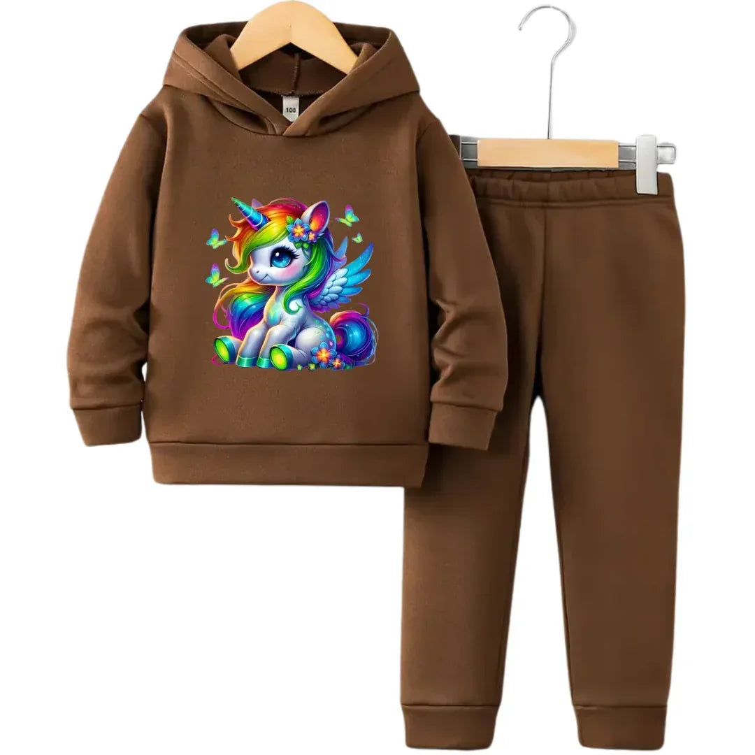 Colorful Unicorn Hoodie Tracksuit (Original) - Kin Trends