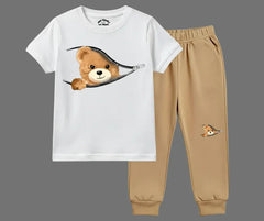 Peek-a-Boo Bear Summer Tracksuit | Mini Minors Kintrends