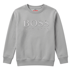 Boss Premium Logo Printed Kids Winter Sweatshirt