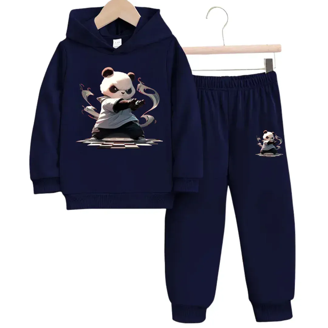 Kung Fu Panda Hoodie Tracksuit - Kin Trends