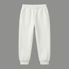 White Fleece Trouser Winter trousers for boys and girls