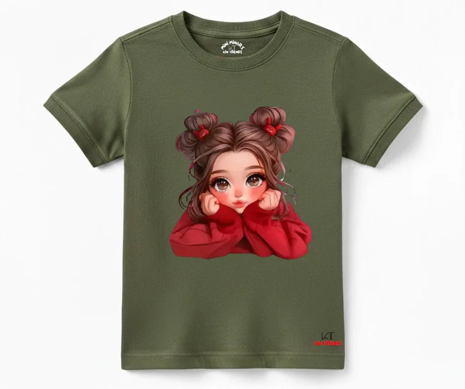 New Cute Doll Tee | Kids T shirt | Mini Minors Kin Trends | Kintrends