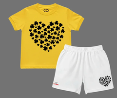 Forest Heart 2 Piece Playwear| T Shirt and shorts| Mini Minors Kintrends