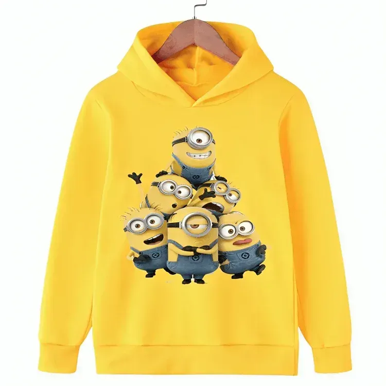 Minions Fleece Hoodie - Kin Trends