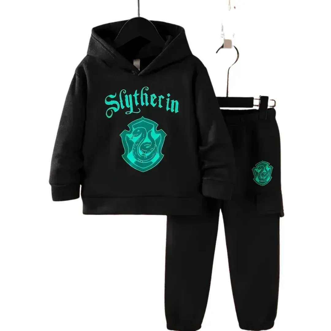 Harry Potter Slytherin Hoodie Tracksuit - Kin Trends