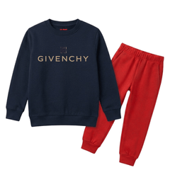 Gvenchy Premium Printed Kids Winter Sweatshirt Tracksuit - 2 Pcs