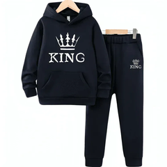 King 2 Fleece Hoodie Tracksuit - Kin Trends