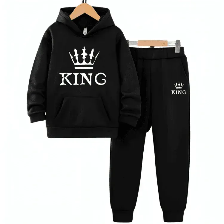 King 2 Fleece Hoodie Tracksuit - Kin Trends
