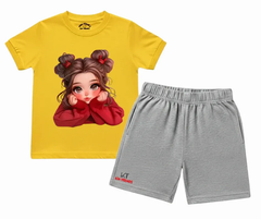 New Cute Doll T Shirt & Shorts  | Mini Minors Kintrends