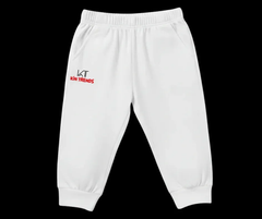 White Color Kids Cotton Trouser for boys and girls | Mini Minors Kintrends
